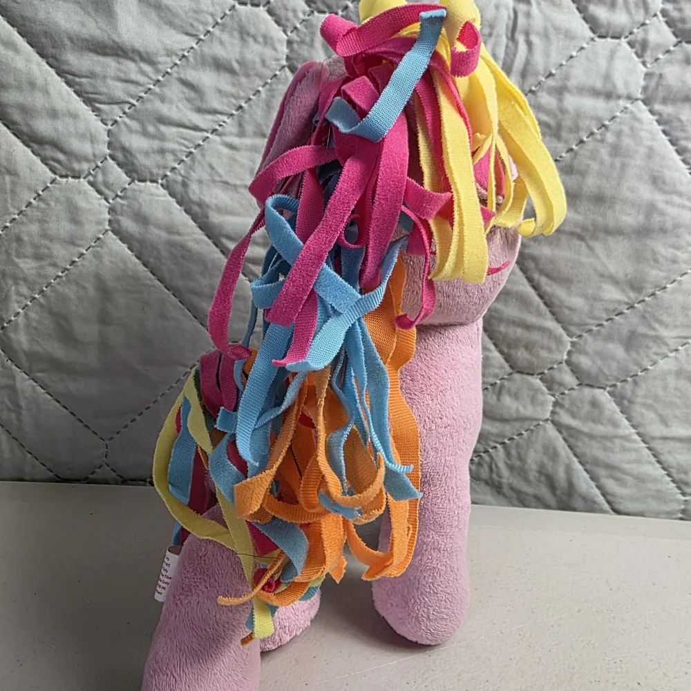 My Little Pony PINKIE PIE Rainbow Hair Plush 11"-12’’ Hasbro Funrise 2014 - Picture 4 of 6